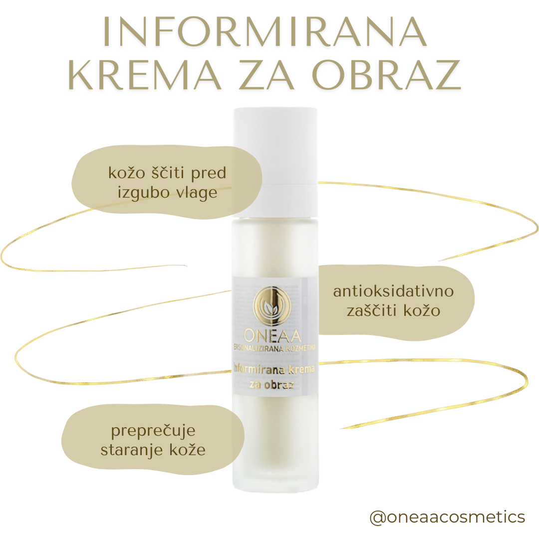 Paket: informirana krema za obraz 50ml + pregled