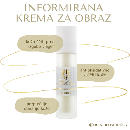 Paket: informirana krema za obraz 50ml + pregled